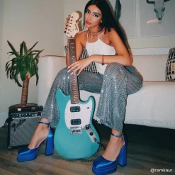 RAID Aamira Platform Heel In Blue