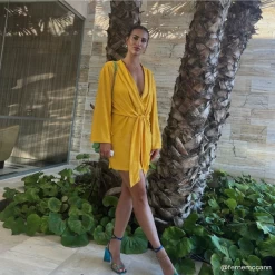 RAID Amora Lace Up Block Heel In Blue -Chic Shoes Shop 114