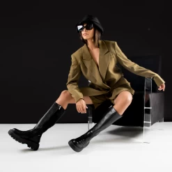 RAID Sylvie Chunky Long Boot In Black