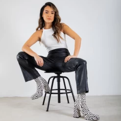 RAID Silonna Ankle Boot In Black Multi