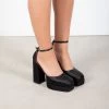 RAID Aamira Platform Heel In Black -Chic Shoes Shop Aamira Black 3