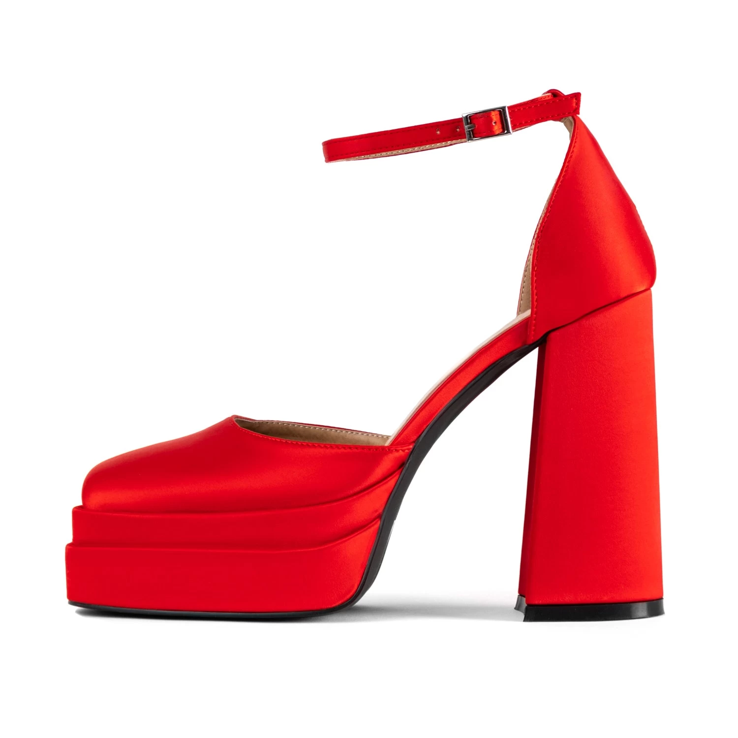 RAID Aamira Platform Heel In Red 3 RAID Aamira Platform Heel In Red