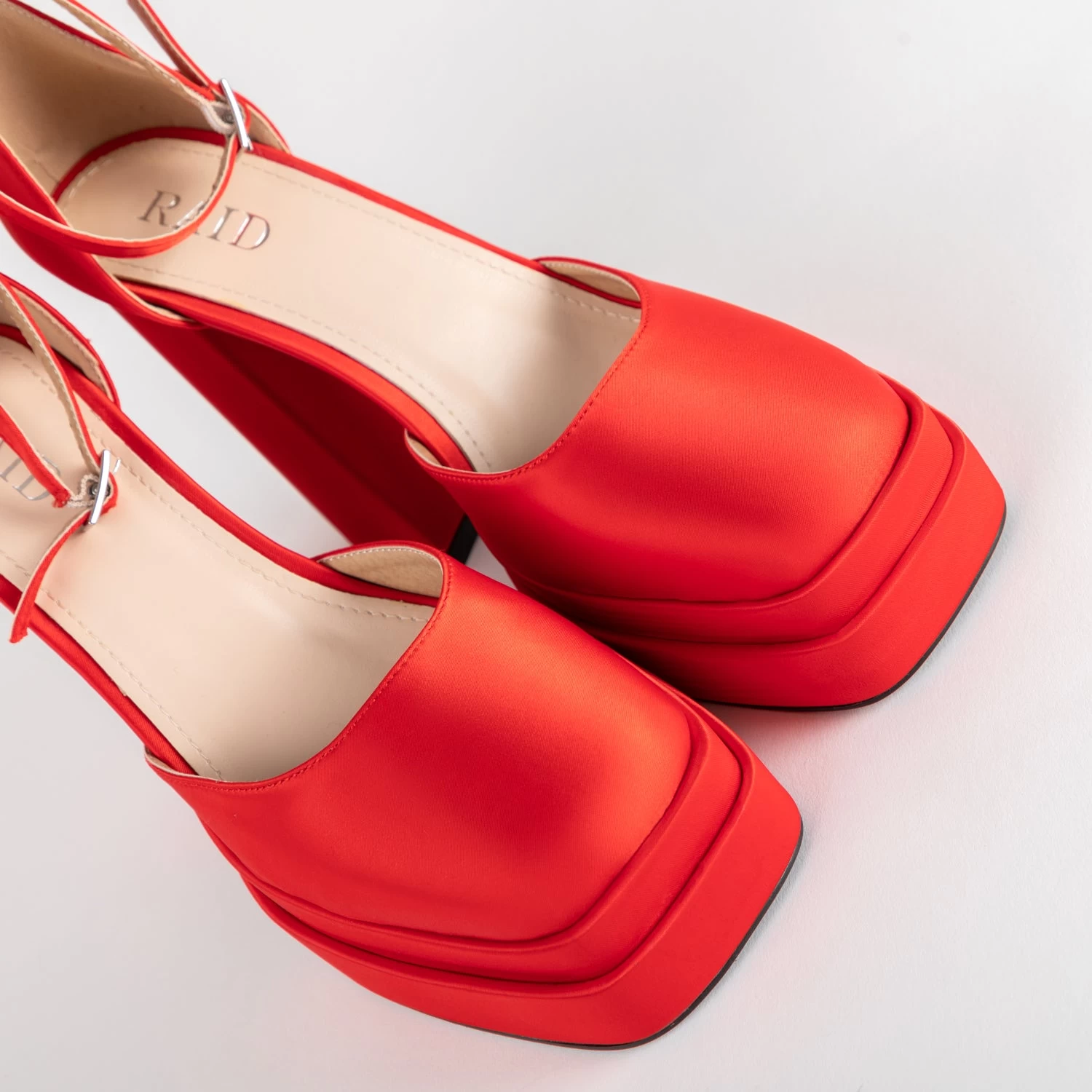 RAID Aamira Platform Heel In Red 7 RAID Aamira Platform Heel In Red - Image 5