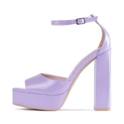 RAID Aasma Platform Heel In Lilac Patent -Chic Shoes Shop Aasma Lilac 5 3b92d005 500e 46cf a54e 6bb36e116516