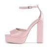 RAID Aasma Platform Heel In Nude Patent -Chic Shoes Shop Aasma Pink 5 8a3238b2 ffd8 41a1 a3be cc8f0bbee4be
