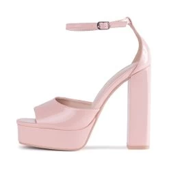 RAID Aasma Platform Heel In Nude Patent -Chic Shoes Shop Aasma Pink 5 fca73f8e b326 45e2 8c86 81fc0493ea25