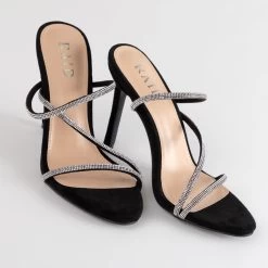 RAID Adila Heeled Mule In Black -Chic Shoes Shop Adila Black 4