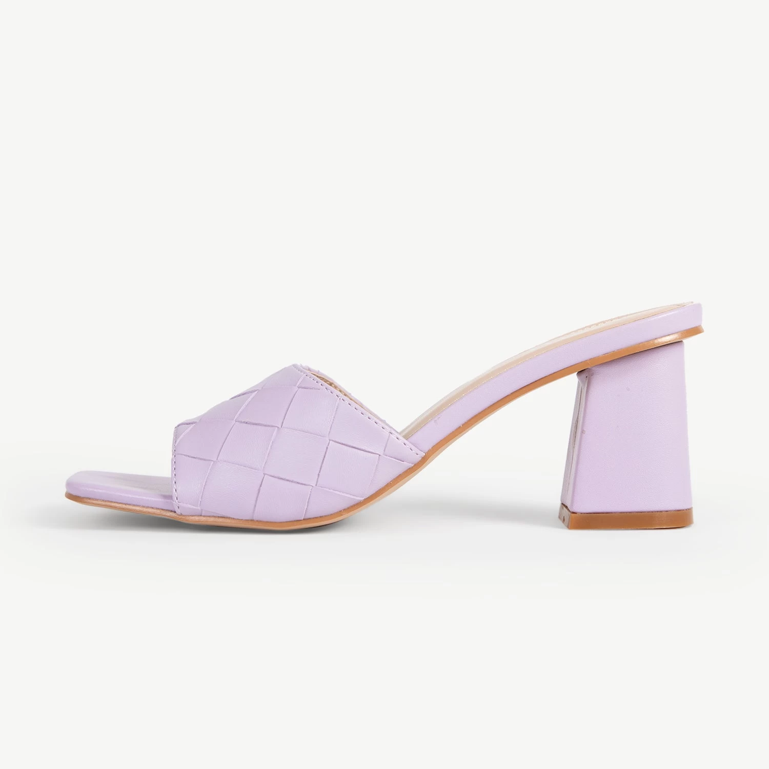 RAID Albie Block Heeled Mule In Lilac 7 RAID Albie Block Heeled Mule In Lilac - Image 5
