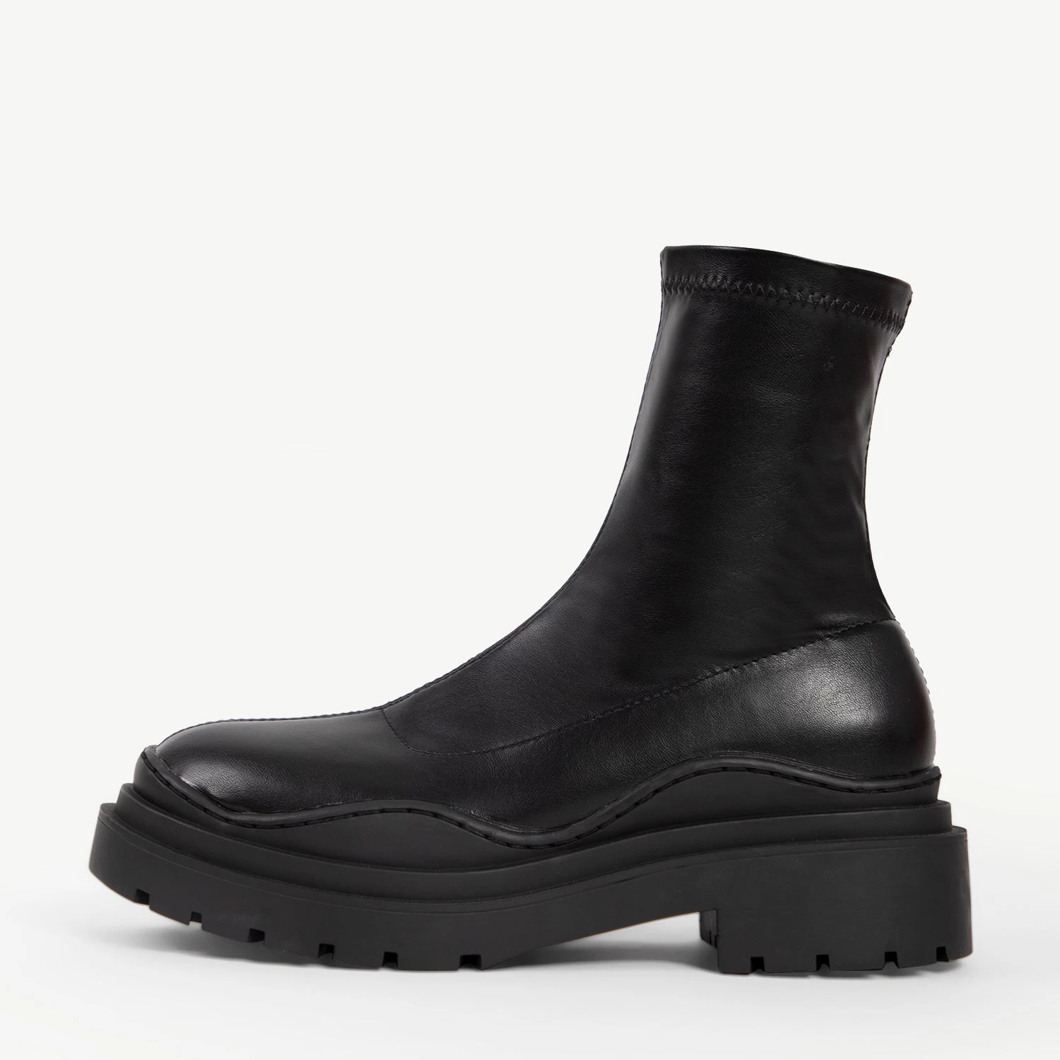 RAID Aleesha Chunky Ankle Boot In Black 6 RAID Aleesha Chunky Ankle Boot In Black - Image 4