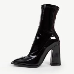 RAID Alyria Ankle Boot In Black -Chic Shoes Shop Alyria Black 1