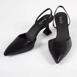 RAID Alyx Slingback Pump In Black -Chic Shoes Shop Alyx Black 4