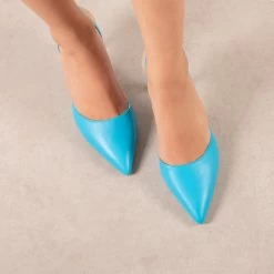 RAID Alyx Slingback Pump In Blue 9 RAID Alyx Slingback Pump In Blue -Chic Shoes Shop Alyx Blue 2