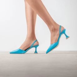 RAID Alyx Slingback Pump In Blue 10 RAID Alyx Slingback Pump In Blue -Chic Shoes Shop Alyx Blue 3