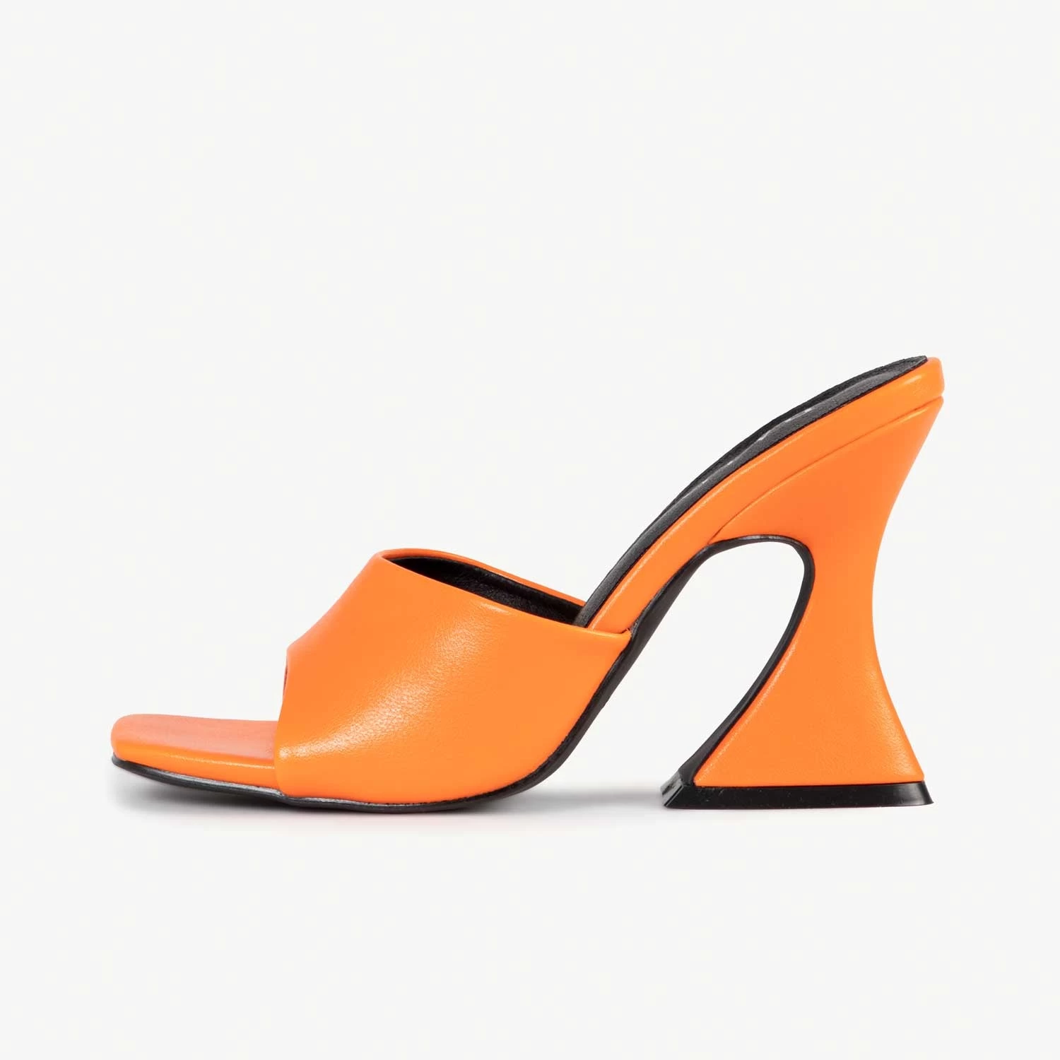 RAID Amantha Heeled Mule In Orange 8 RAID Amantha Heeled Mule In Orange - Image 6