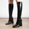 RAID Analeah Block Heeled Boot In Black -Chic Shoes Shop Analeah Black 2