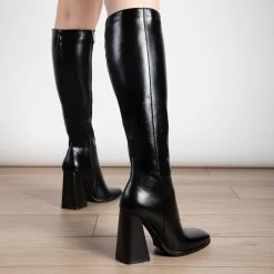 RAID Analeah Block Heeled Boot In Black 10 RAID Analeah Block Heeled Boot In Black -Chic Shoes Shop Analeah Black 4