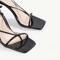 RAID Ancy Lace Up Heel In Black -Chic Shoes Shop Ancy Black 5