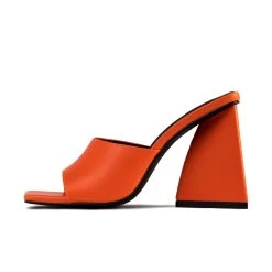 RAID Angel Heeled Mule In Orange 13 RAID Angel Heeled Mule In Orange -Chic Shoes Shop Angel Orange 5 458d4781 a91a 446c 90d7 d33cf6f19159
