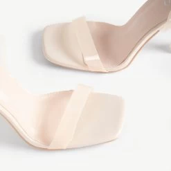 BEBO Arabella Perspex Sandal In Nude 12 BEBO Arabella Perspex Sandal In Nude -Chic Shoes Shop Arabella Nude 5