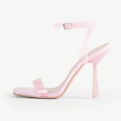 BEBO Arabella Perspex Sandal In Pink -Chic Shoes Shop Arabella Pink 4