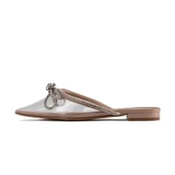 RAID Ariette Embellished Flat Mule In Clear/Nude -Chic Shoes Shop Ariette Nude 5 3e812c87 14bb 4a10 ab57 c66b72eccaa8