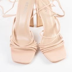BEBO Arya Lace Up Heel In Nude 10 BEBO Arya Lace Up Heel In Nude -Chic Shoes Shop Arya Nude 5