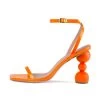 RAID Ashby Heeled Sandal In Orange