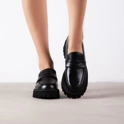 RAID Astra Loafer In Black Pu -Chic Shoes Shop Astra BlackPU 1