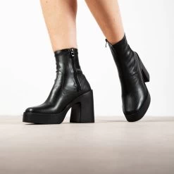 RAID Beena Ankle Boot In Black -Chic Shoes Shop Beena Black 1