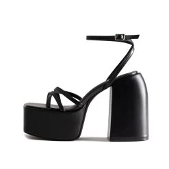 RAID Belcia Platform Sandal In Black -Chic Shoes Shop Belcia Black 6