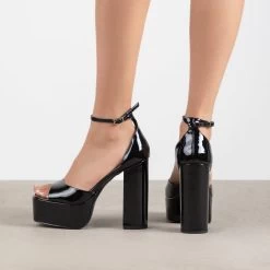 RAID Berit Platform Heel In Black 11 RAID Berit Platform Heel In Black -Chic Shoes Shop Berit Black 3