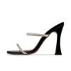 RAID Beulah Heeled Mule In Black -Chic Shoes Shop Beulah Black