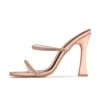 RAID Beulah Heeled Mule In Rose Gold 2 RAID Beulah Heeled Mule In Rose Gold -Chic Shoes Shop Beulah RoseGold