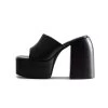RAID Bina Platform Heeled Mule In Black -Chic Shoes Shop Bina Black 1