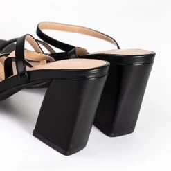 RAID Blaire Block Heels In Black -Chic Shoes Shop Blaire Black 5