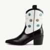 RAID Blu Western Ankle Boot In Black -Chic Shoes Shop Blu Black 4