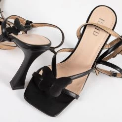 RAID Brevyn Heeled Sandal In Black -Chic Shoes Shop Brevyn Black 4