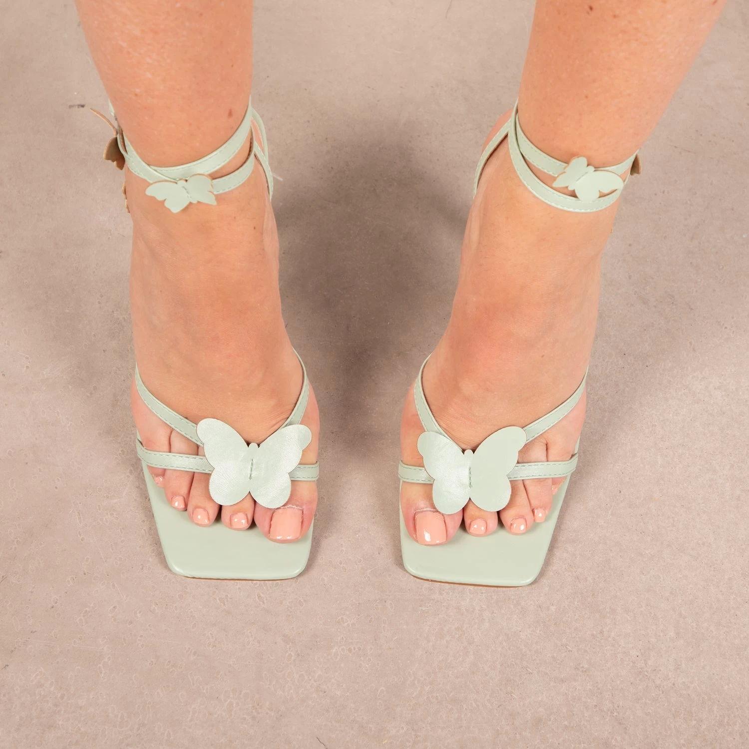 RAID Brevyn Heeled Sandal In Mint 6 RAID Brevyn Heeled Sandal In Mint - Image 4