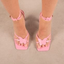 RAID Brevyn Heeled Sandal In Baby Pink