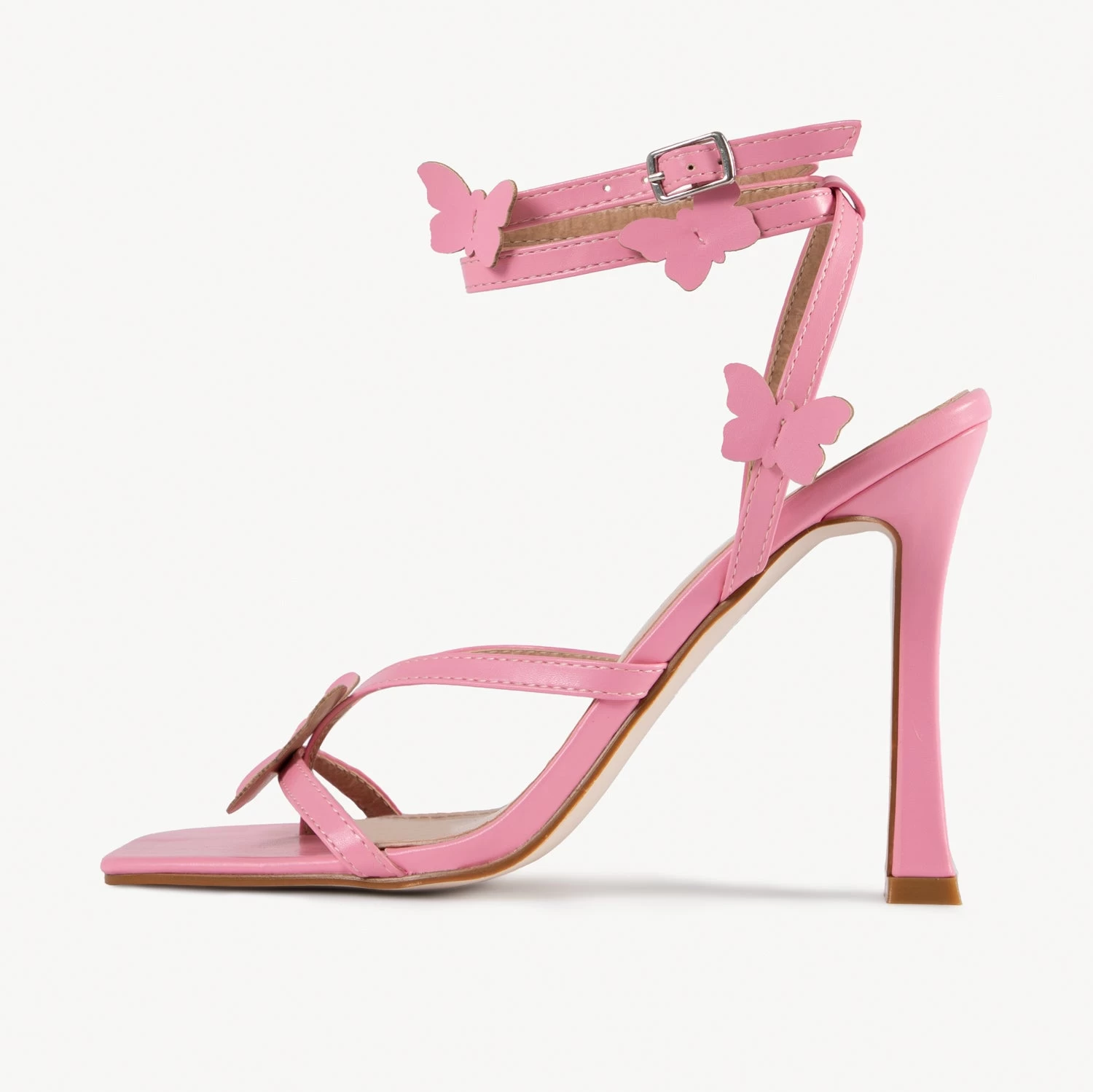 RAID Brevyn Heeled Sandal In Baby Pink 4 RAID Brevyn Heeled Sandal In Baby Pink - Image 2
