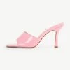 RAID Briya Heeled Mule In Pink Patent -Chic Shoes Shop Briya Pink 4 03567cb2 bd8f 49cb ae11 1aa560991f7b