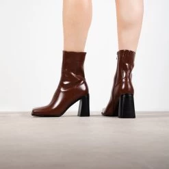 RAID Carter Ankle Boot In Brown -Chic Shoes Shop Carter Brown 2