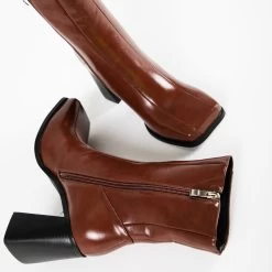 RAID Carter Ankle Boot In Brown -Chic Shoes Shop Carter Brown 5