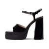 RAID Cassilia Block Heeled Sandals In Black -Chic Shoes Shop Cassilia Black 1