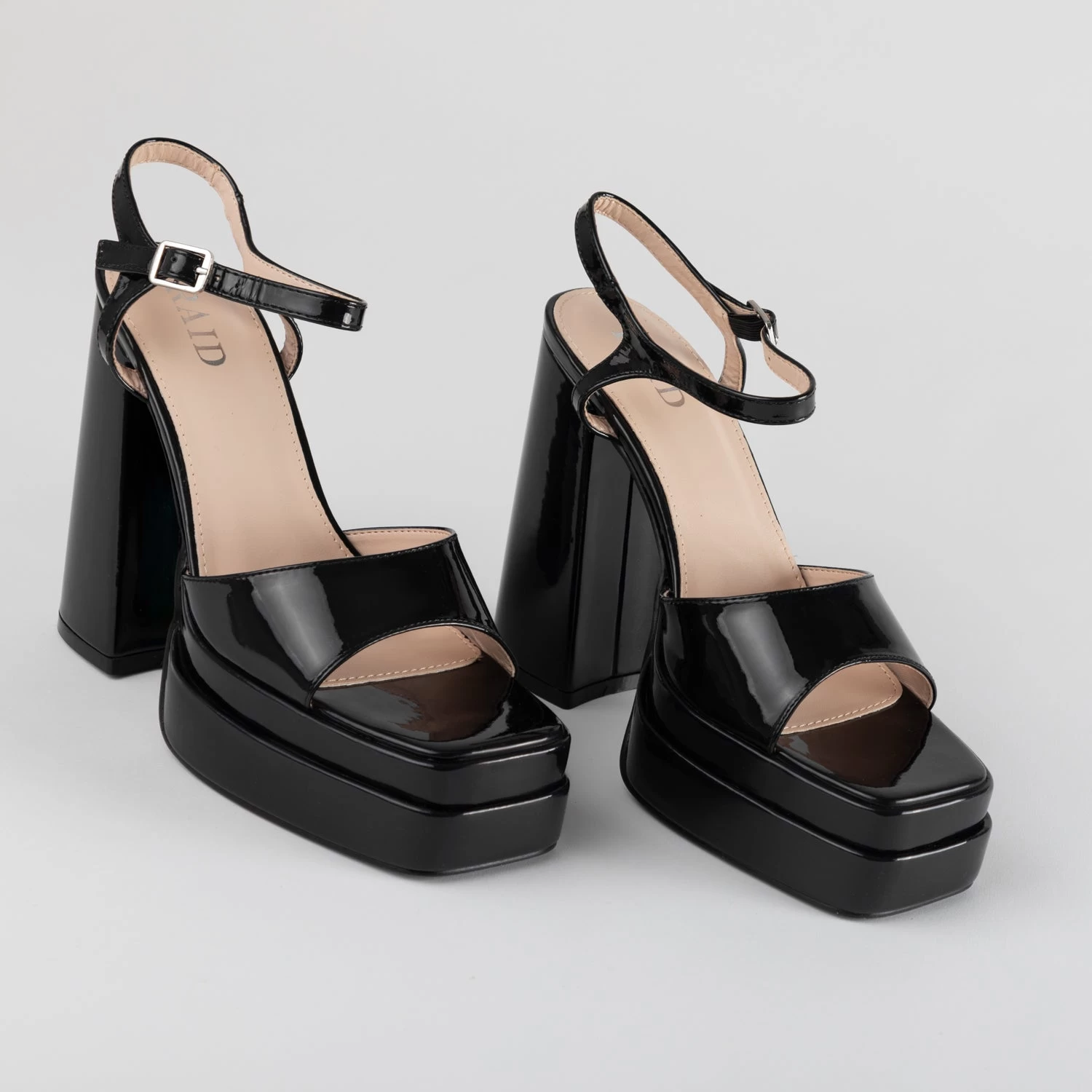 RAID Cassilia Block Heeled Sandals In Black 7 RAID Cassilia Block Heeled Sandals In Black - Image 5