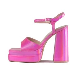 RAID Cassilia Block Heeled Sandals In Pink