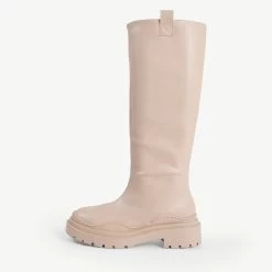 RAID Catania Long Boot In Nude -Chic Shoes Shop Catania Nude 1