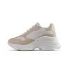 RAID Champ Chunky Trainers In Nude/White -Chic Shoes Shop Champ Nude white 5