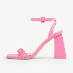 RAID Clair Block Heel In Pink -Chic Shoes Shop Clair Pink 4