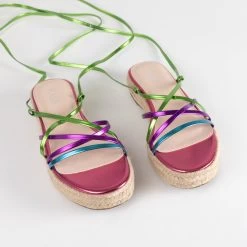 RAID Claudine Lace Up Espadrille In Pink 12 RAID Claudine Lace Up Espadrille In Pink -Chic Shoes Shop Claudine Pink 4